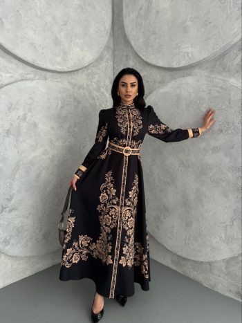 Haljina s remenom Color Flow