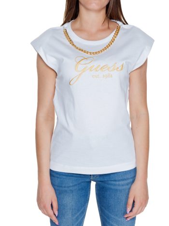 Kratka bijela majica Guess