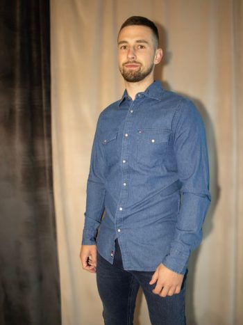 Muška traper košulja Tommy Hilfiger