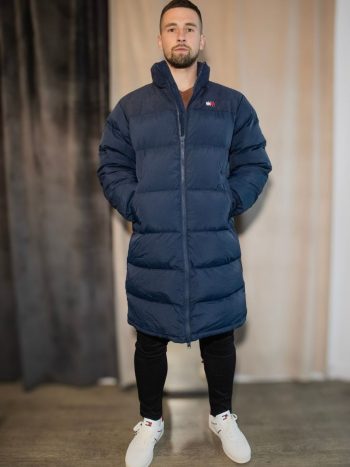 Muška plava duga jakna Tommy Jeans