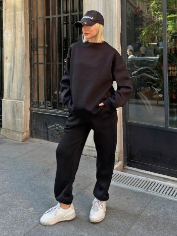 Crna trenirka komplet Midnight Set