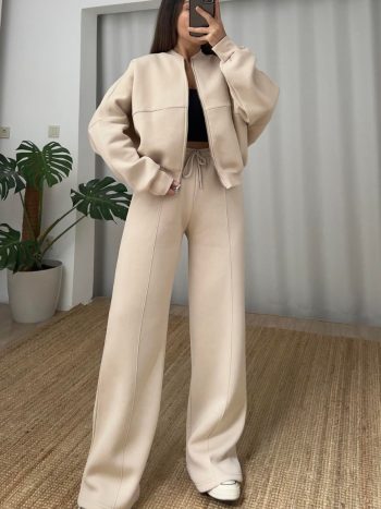 Bež trenirka komplet Soft Street